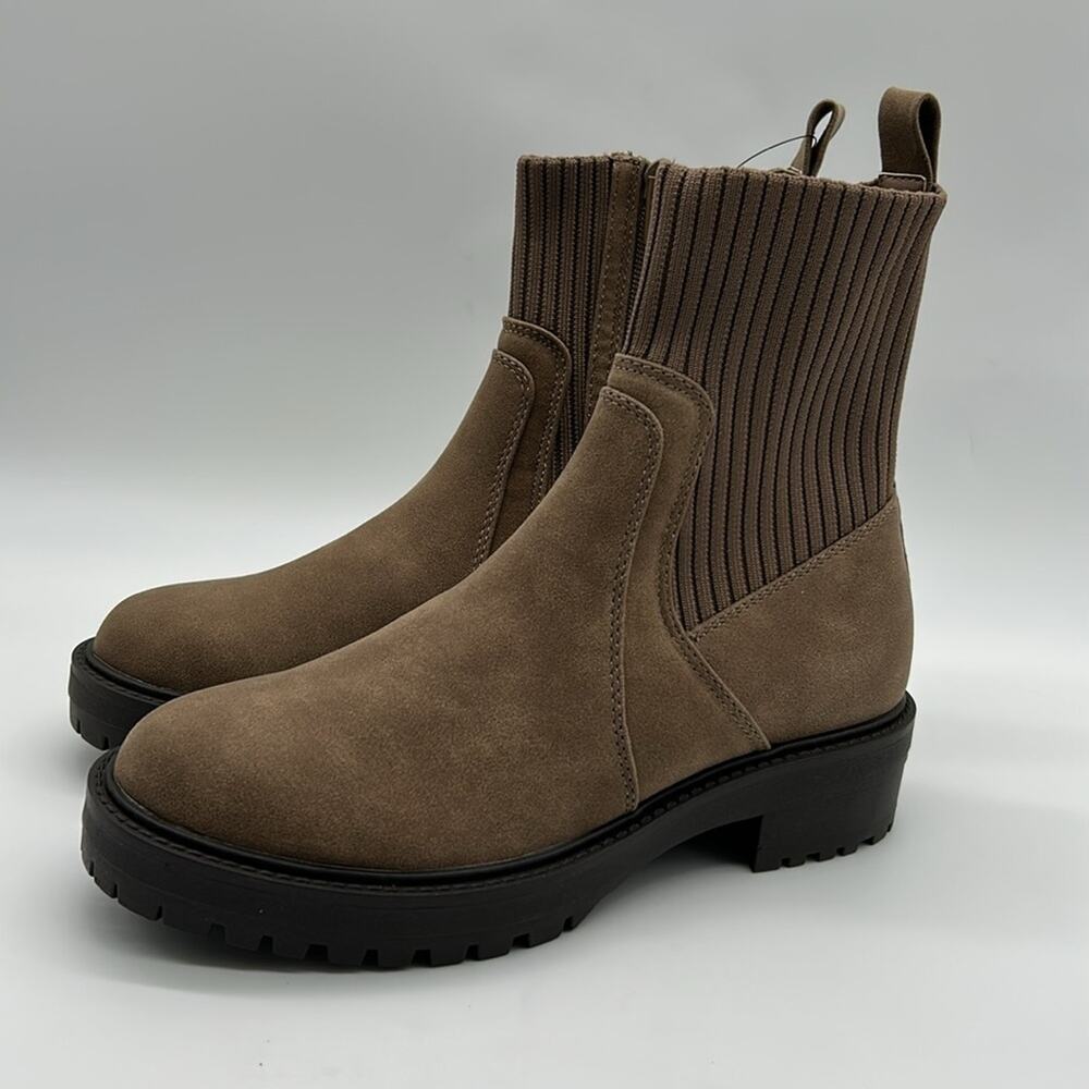 Dolce Vita Women's Vegan Ankle Boots Tan Color Size 9 NWT - Picture 4 of 11